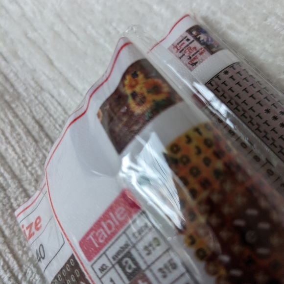 Diamond Dot Painting Art Kits Qty 2, Inspirational Texts And Floral Images New - Picture 6 of 7